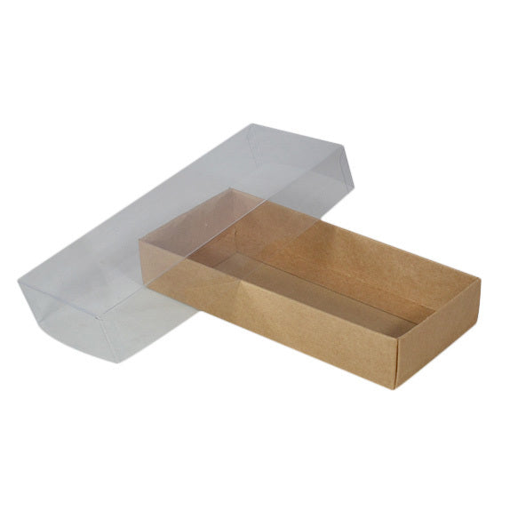 Rectangle 10 Gift Box with Clear Lid - Paperboard (285gsm)