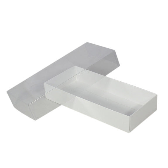 Rectangle 10 Gift Box with Clear Lid - Paperboard (285gsm)