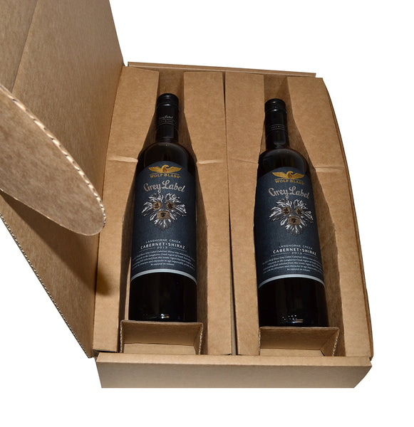 INSERT ONLY or One Piece Single & Double Heavy Duty Wine Mailing Box (Box sold separately)