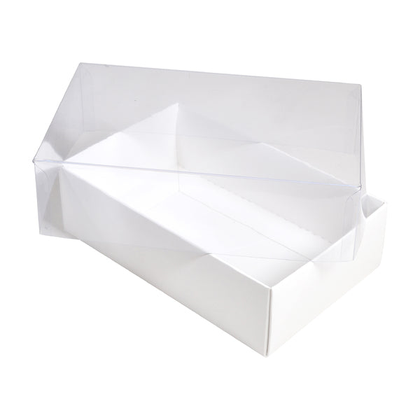 9433 Rectangle Gift Box with Clear Lid - Paperboard (285gsm) (Base & Clear Lid)