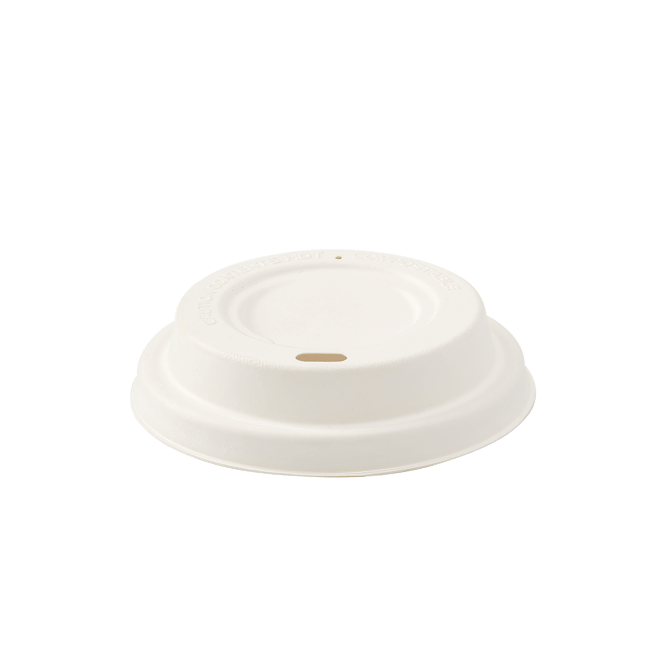 Moulded Fibre Hot Cup Lids - Assorted Sizes Available - PackQueen