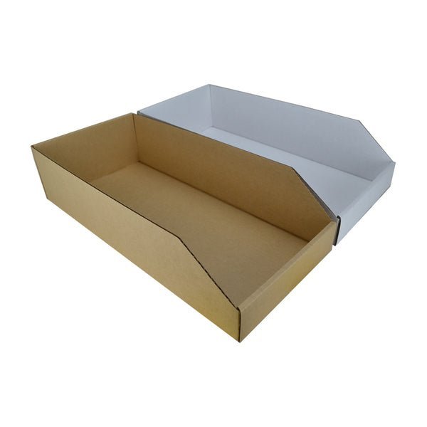 Pick Bin Box & Part Box 17977 (One Piece Self Locking Cardboard Storage Box) - PackQueen