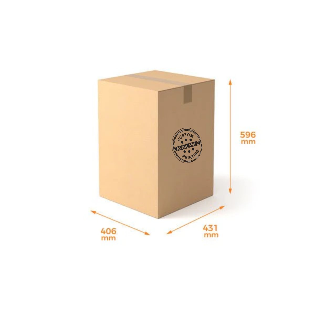 RSC Shipping Carton Standard Removal - 100% Recyclable - PackQueen