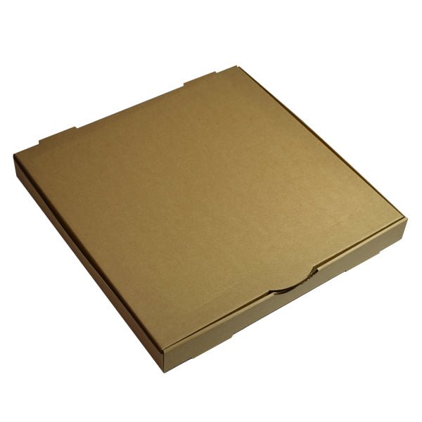 SAMPLE - E Flute - Premium One Piece Pizza Box 15 Inch - Kraft Brown - PackQueen