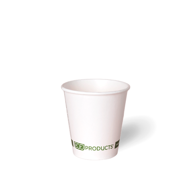 SINGLE WALL PLA HOT CUP - GREENSTRIPE - Assorted Sizes Available - PackQueen