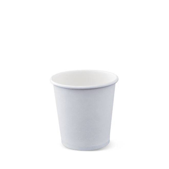 Single Wall Plain Hot Cups - Assorted Sizes Available - PackQueen