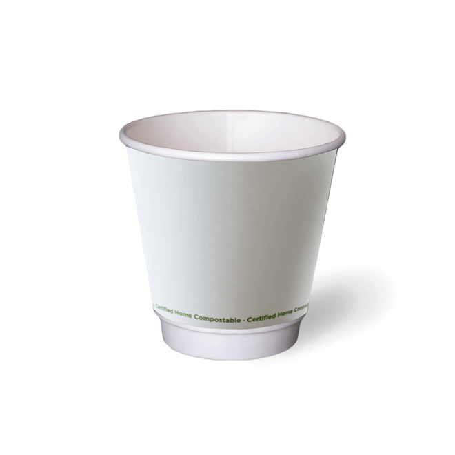 SMOOTH DOUBLE WALL AQUEOUS HOT CUP - Assorted Sizes Available - PackQueen