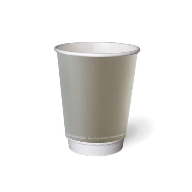 SMOOTH DOUBLE WALL AQUEOUS HOT CUP - Assorted Sizes Available - PackQueen