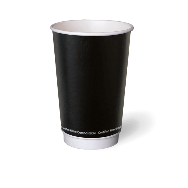 SMOOTH DOUBLE WALL AQUEOUS HOT CUP - Assorted Sizes Available - PackQueen