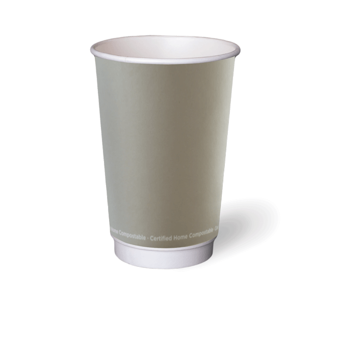 SMOOTH DOUBLE WALL AQUEOUS HOT CUP - Assorted Sizes Available - PackQueen