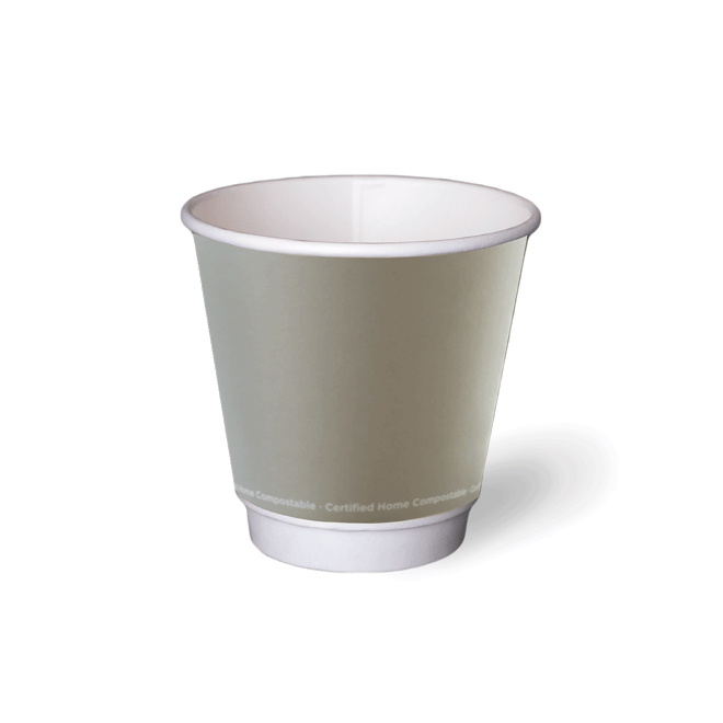 SMOOTH DOUBLE WALL AQUEOUS HOT CUP - Assorted Sizes Available - PackQueen