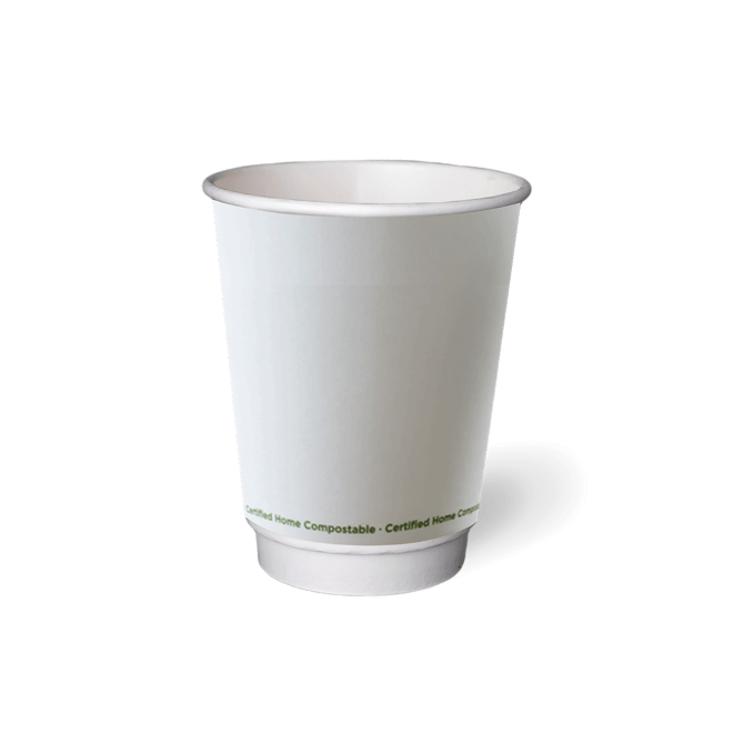 SMOOTH DOUBLE WALL AQUEOUS HOT CUP - Assorted Sizes Available - PackQueen