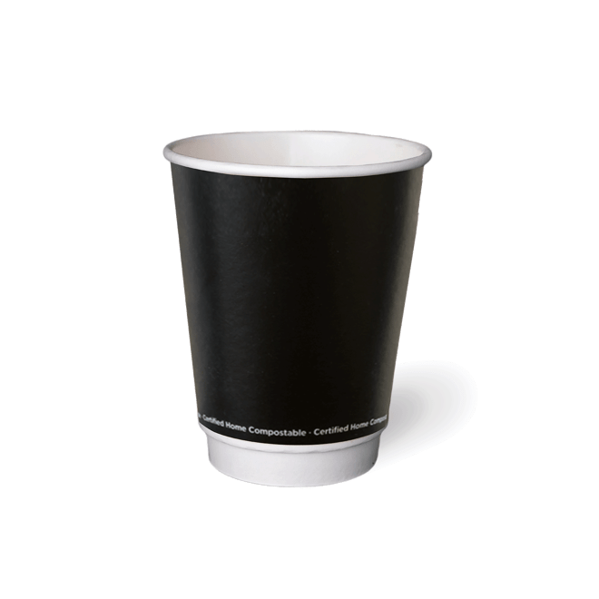 SMOOTH DOUBLE WALL AQUEOUS HOT CUP - Assorted Sizes Available - PackQueen