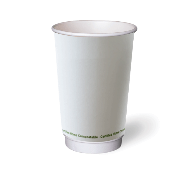 SMOOTH DOUBLE WALL AQUEOUS HOT CUP - Assorted Sizes Available - PackQueen