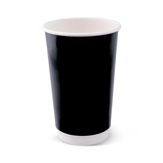 Smooth Double Wall Hot Cups - Assorted Sizes Available - PackQueen