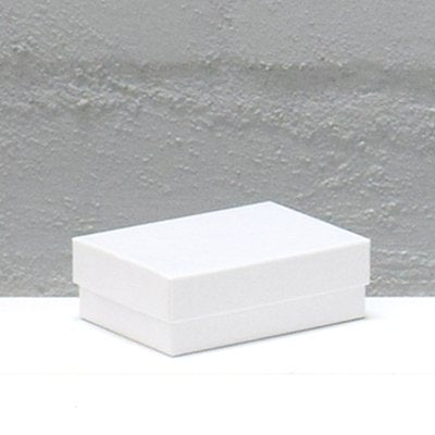 100 Assorted White orders Jewelry Display Cotton Boxes Gift Box Set