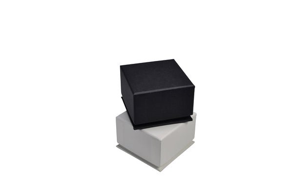 Rigid Linen Small Jewellery Box - Charcoal Black - PackQueen