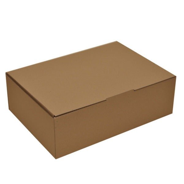 SAMPLE - B Flute - Large Postage Box - Kraft Brown (BXP4) - PackQueen
