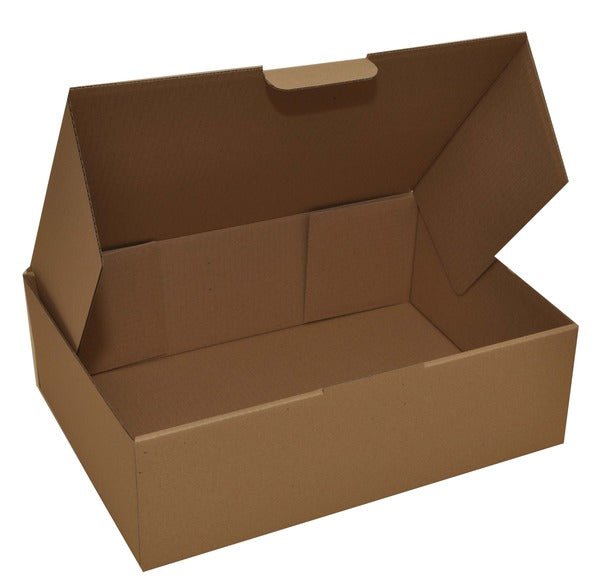 SAMPLE - B Flute - Large Postage Box - Kraft Brown (BXP4) - PackQueen