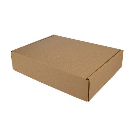 SAMPLE - B flute - One Piece Mailing Gift Box 26303 - Kraft Brown - PackQueen