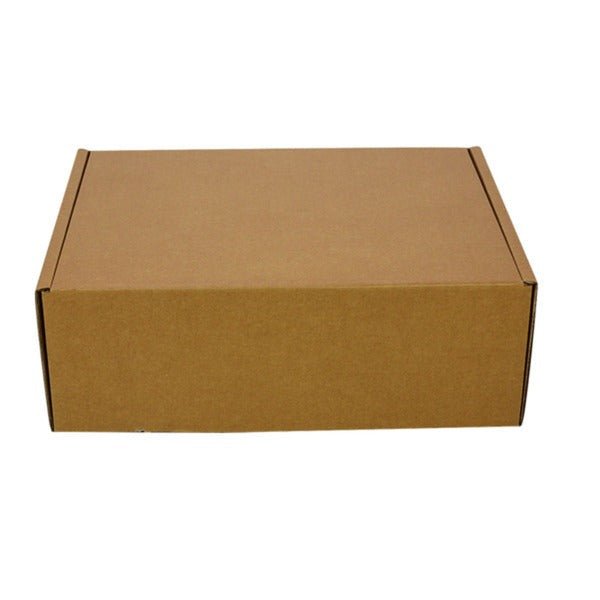 SAMPLE - B Flute - One Piece Postage & Mailing Box 8349 with Divider Insert - Kraft Brown - PackQueen