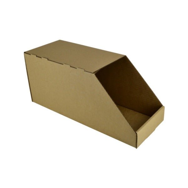 SAMPLE - B Flute - Pick Bin Box & Part Box Covered - Kraft Brown - PackQueen