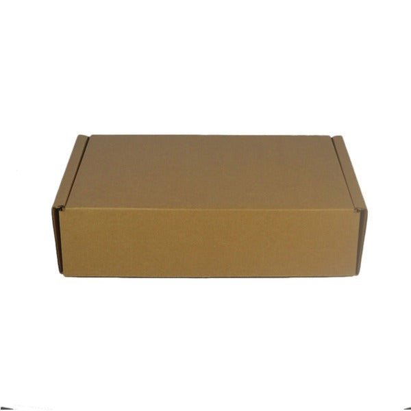SAMPLE - E Flute - One Piece Mailing Gift Box 18250 - Kraft Brown - PackQueen