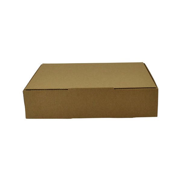 SAMPLE - E Flute - One Piece Mailing Gift Box 27019 - Kraft Brown - PackQueen