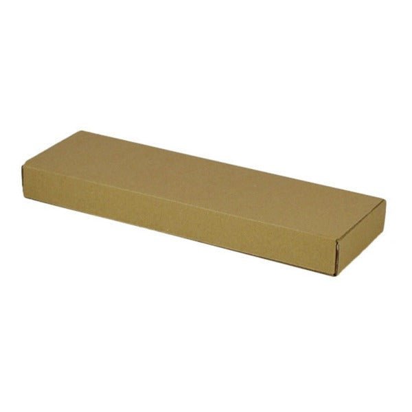 SAMPLE - E Flute - One Piece Mailing Gift Box 7428 - Kraft Brown - PackQueen