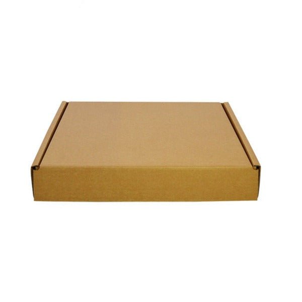 SAMPLE - E Flute - One Piece Postage & Mailing Box 15351 - Kraft Brown - PackQueen